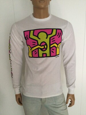 Junk Food Kaith Haring Men s T-Shirt Size S