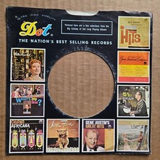 DOT Records Company Sleeve 45 7" Only NO RECORD
