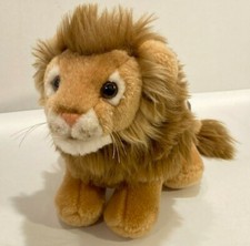 Vintage First  Main Lion Plush Crouching Creatures 6504 Tan Fawn Tush Tag only