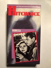 Hitchock Rebecca VHS Laurence Olivier, Joan Fontane 1988 CBS/Fox ABC Video
