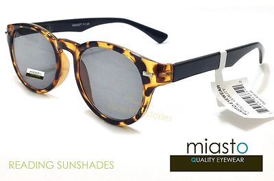 NWT$39.99 MIASTO ROUND SUNGLASS READER READING SUNGLASSES  display picture 2
