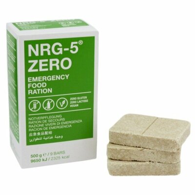 15 Yr Shelf Life - Emergency Food Ration NRG-5 ZERO Gluten Lactose