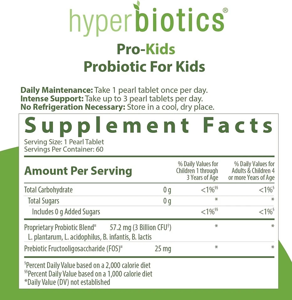 Hyperbiotics Vital Nutrients Pro Niños Probiótico Naranja Oso Masticable 42Perlas Foto 2 de 4