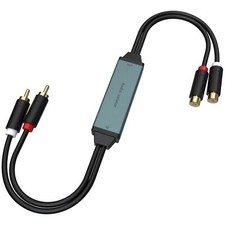 Ground Loop Noise Isolator, Amplifier Noise Filter RCA Audio Filter for Car A...