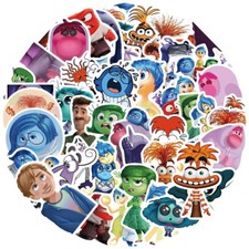 Inside Out Cartoon Themed Set of 50 Assorted Stickers Decal Set