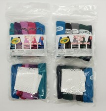Crayola 5 Kids' Reusable Cloth Face Masks w/ Mesh Wash Bag NIP You Choose