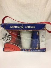 Sportcraft sports pong drinking game 12 games sports set 18 balls 30 cups