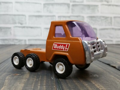 Buddy L Inch Long Truck wheel Tow Log Tanker Semi Rust  Orange