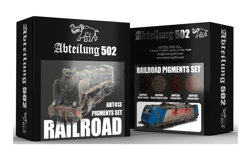 ABTEILUNG 502 ABT413 Railroad Pigments Set