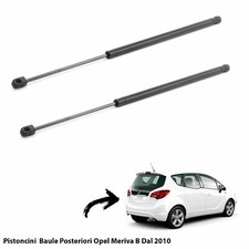 2  MOLLE A GAS PISTONI PISTONCINI PORTELONE BAGAGLI OPEL MERIVA B 2010