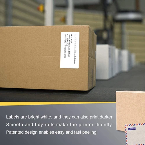 12ROLL Perforated 750 Address Barcode Labels P/R 4"X2" For Zebra LP2844 GK420D - Picture 9 of 12