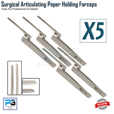 X5 Miller Gelenk Papier Halter Pinzette Restaurative Dental Chirurgische Pinzette