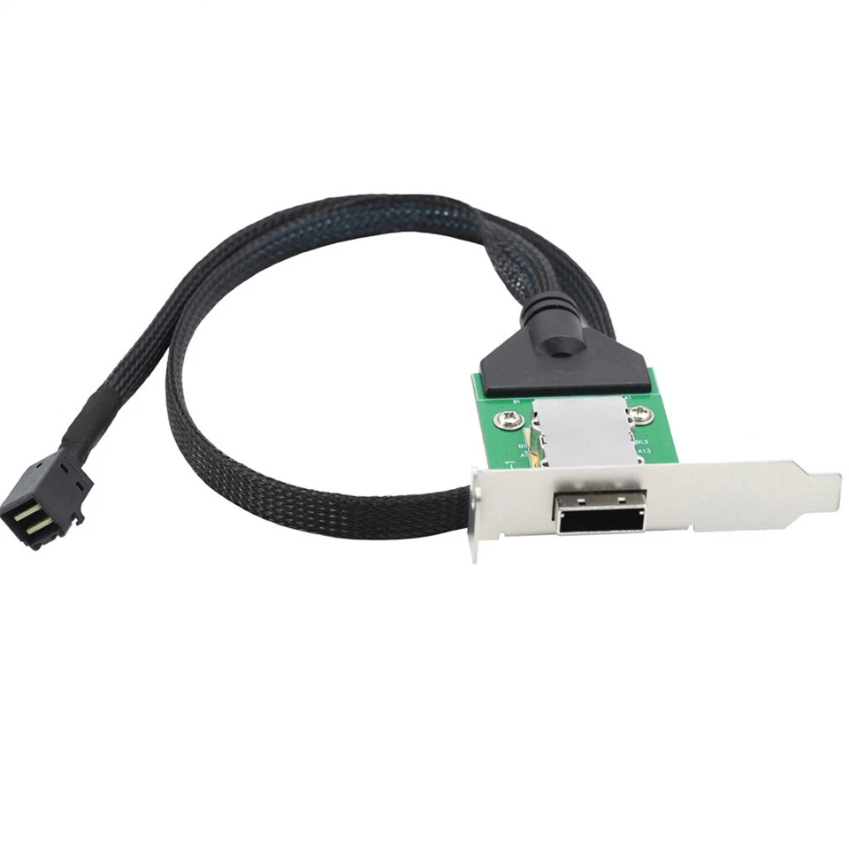 Conversion Cable External Mini SAS HD SFF-8087/SFF-8643 to SFF-8088 PCBA Female - Image 3 of 4