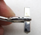 MIKIMOTO Sterling Silver Pearl & Mother of Pearl Cufflinks Cuff Links — photo 3