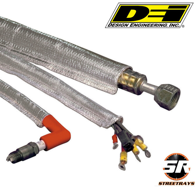 DEI 010420 Heat Sheath Aluminized Sleeving 1-1/2" x 36" Wire & Hose Shielding