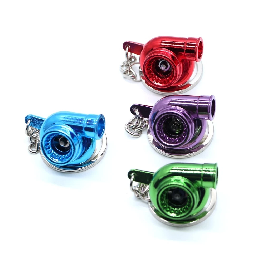 Turbo Metal Keychain Automotive Gift Idea Fidget Toy - Image 2 of 4