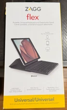 ZAGG Flex Portable Bluetooth Keyboard Stand For iPhone iPad Mac Tablet Smart TV