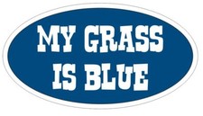 Bluegrass Sticker Oval Bumper Sticker Or Helmet Sticker D3818 Country Music