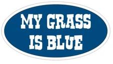 Bluegrass Sticker Oval Bumper Sticker or Helmet Sticker D3818 Country Music