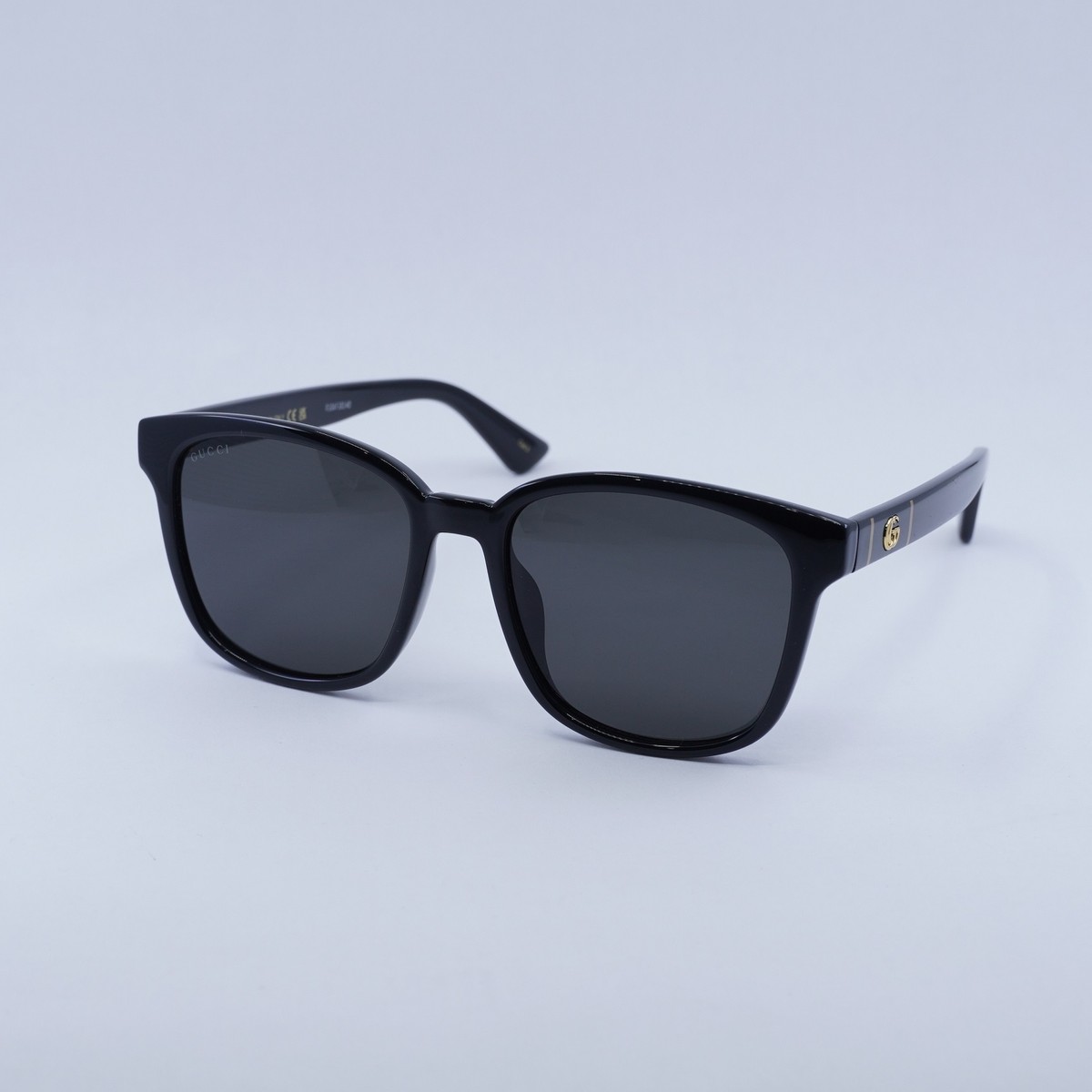 Grey Gucci Gucci Logo Gg0637sk Sunglasses GUCCI GG0637SK 001 Black