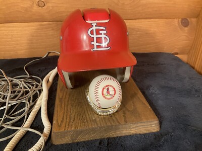 St. Louis Cardinals Vintage Official MLB  Full Size Batting Helmet Phone Mantle