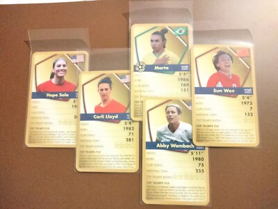 2020 Top Trumps Stars Of Women's Soccer (you pick) pack fresh cards Free Ship