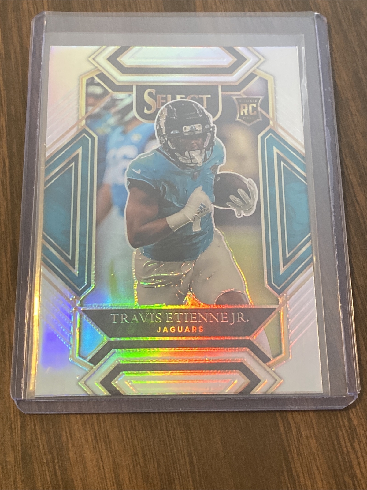 2021 Panini Select TRAVIS ETIENNE JR RC Club Level SILVER PRIZM SP Jaguars