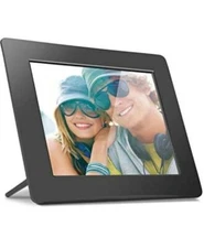 Aluratek ADPFWM8S 8 in Digital Photo Frame - Black