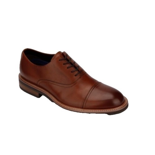 Kenneth Cole Reaction Brown Leather Derby Dress Shoes Size 9 Pre-Owned Kenneth Cole Reaction Men main image 2