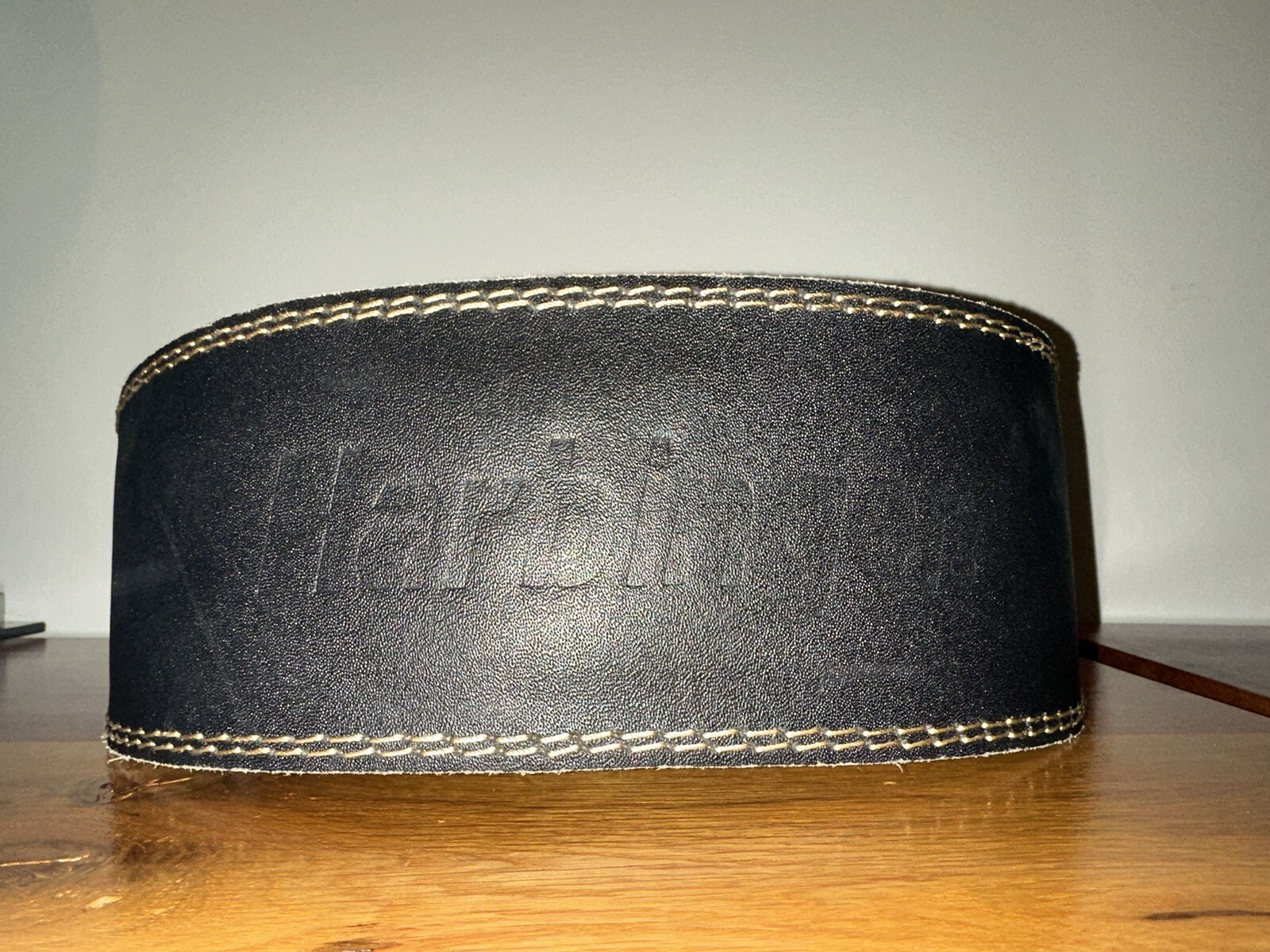 Harbinger 4" Padded Leather Weight Lifting Belt Black Size Medium 39