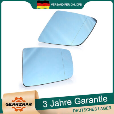 Spiegelglas Links & Rechts Satz Für BMW 5er E60 E61 beheizbar 2003-2010