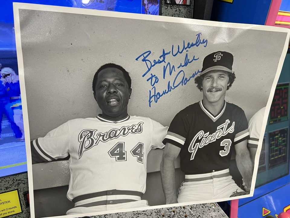 Hank Aaron Signed Autograph Atlanta Braves Type 1 11x14 Photograph Personalized - Image 4 of 4