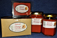 NEW Hand Poured Fall Autumn Scent Soy Candles Tarts Votives - Spiced Orange