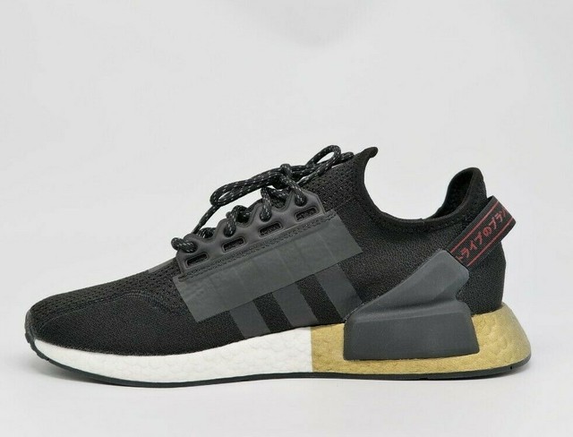 nmd r1 black gold