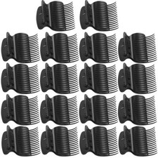 18 Pieces Hot Roller Clips Plastic Hair Curler Claw Clips Replacement Roller ...