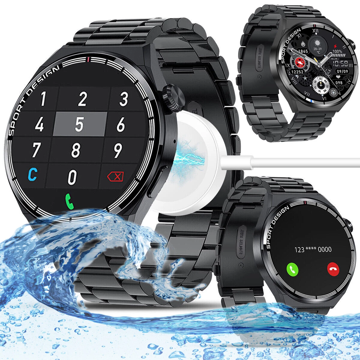 Smart Watch Men Women Waterproof Smartwatch Bluetooth For iPhone