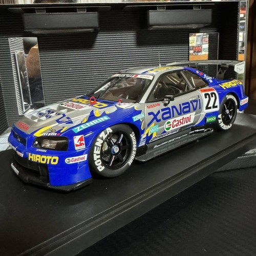 Autoart 1/18 XANAVI HIROTO GTR R34 Near unused Japan - Picture 9 of 10