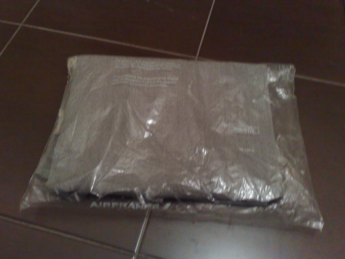 AIR FRANCE Blanket, First Class, Collectible, Sealed, Rare