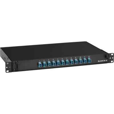 Black Box Network - JPM380A - Black Box Rackmount Preloaded Fiber Enclosure - 1U