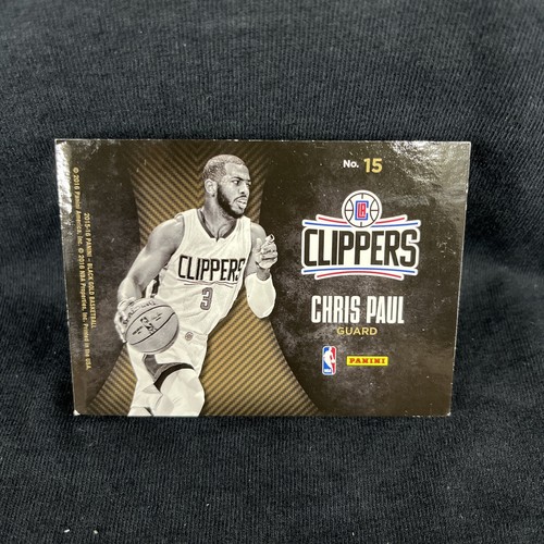 Chris Paul 2015-16 Panini Black Gold Team Emblems SSP Case Hit - Picture 2 of 4