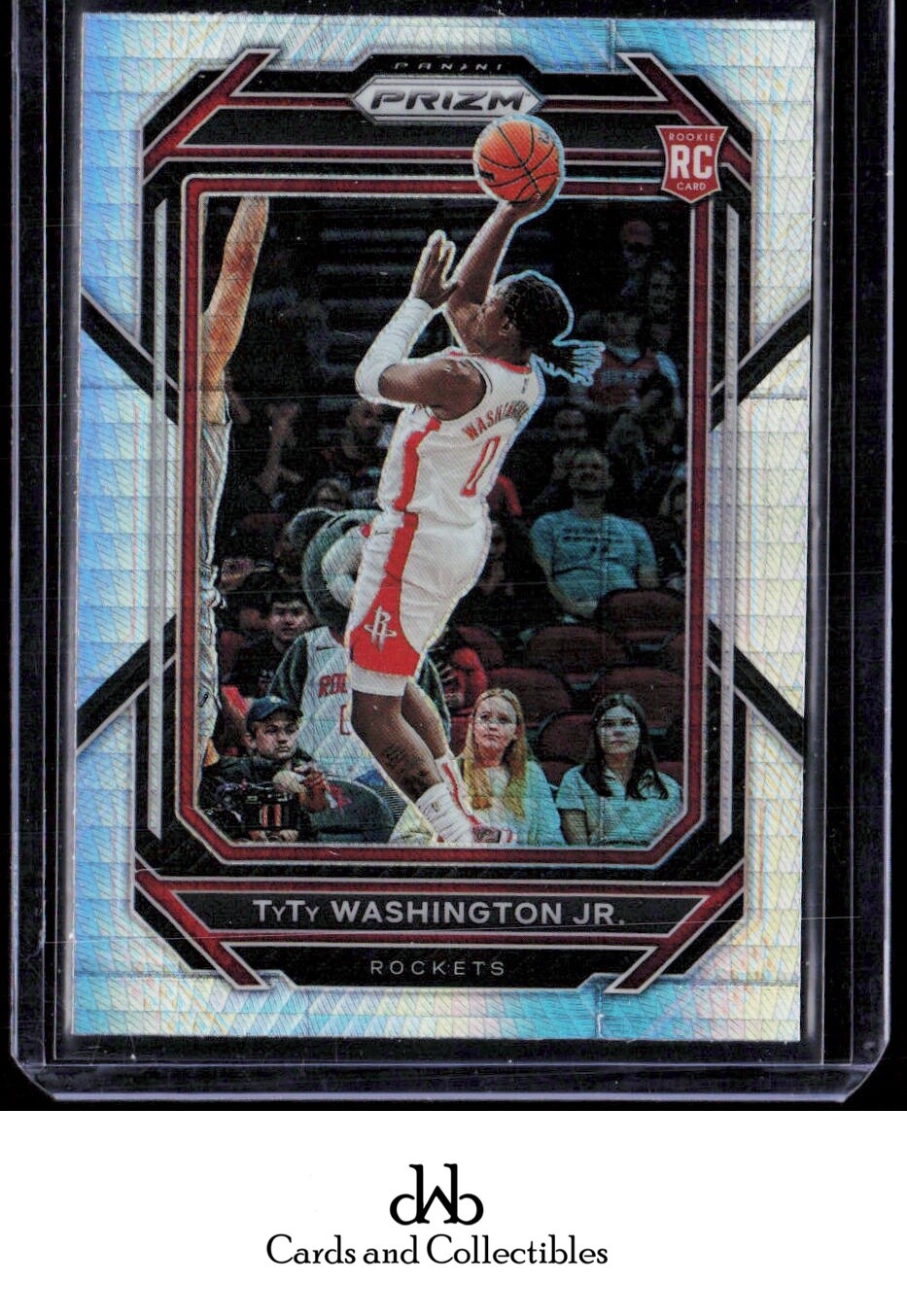 2022-23 Panini Prizm #243 TyTy Washington Jr. Prizms Hyper Rookie