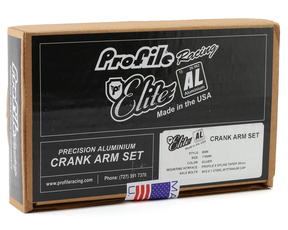 Bielas de aluminio Profile Racing Elite (plateadas) Foto 2 de 2