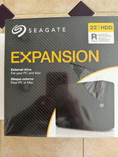 Seagate Expansion 22TB Black External HDD Drive for PC/Mac w/ Data Recovery