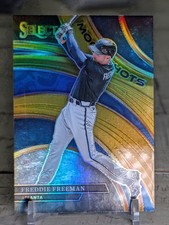 2022 Panini Select - Moonshots Freddie Freeman #MS4 Gold Prizm /10