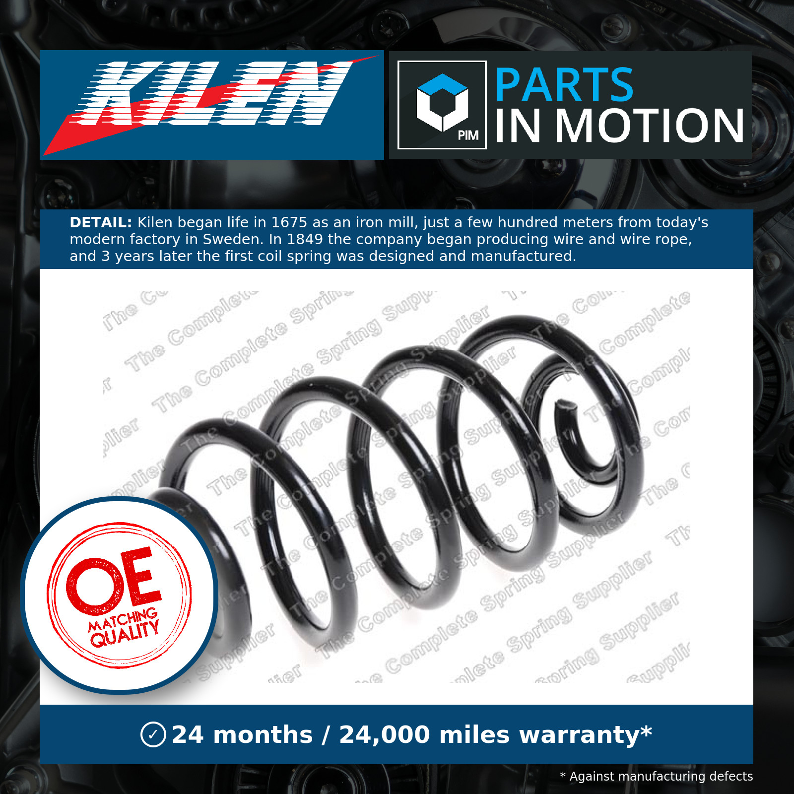 Suspension Coil Spring Rear Long Life High Quality Fits Opel Vauxhall ROC CS7446 - Image 17