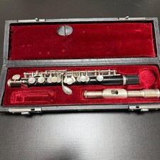 YAMAHA YPC-32 Piccolo Student Marching Band Silver W/Case Tested Japan Used F/S
