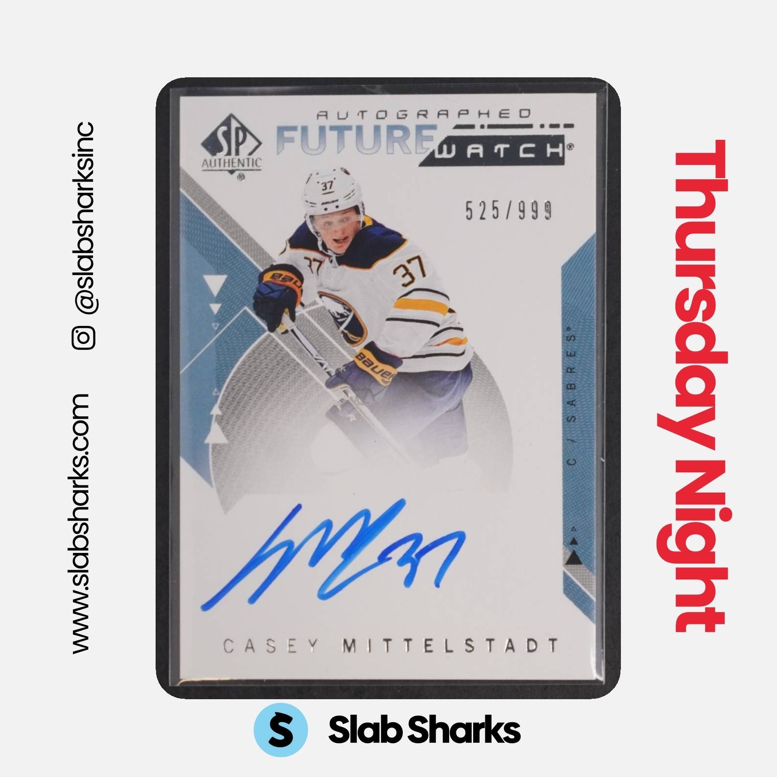 2018 UPPER DECK SP AUTHENTIC #148 CASEY MITTELSTADT FUTURE WATCH AUTO RC /999