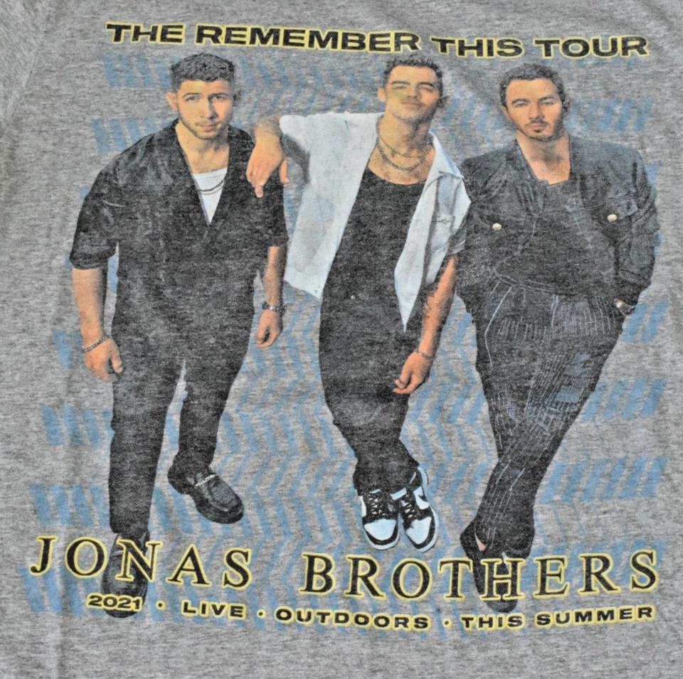 Camiseta Banda Russell Athletics Talla M Jonas Brothers 2021 The Remember This Tour Foto 4 de 4