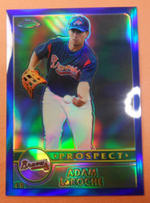 2003 Topps Chrome Adam LaRoche Refractor Atlanta Braves #T136
