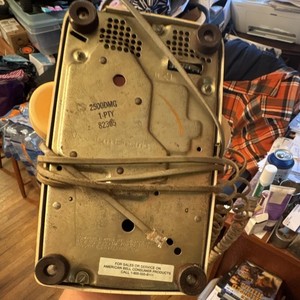 Western Electric 2500DMG Beige Touch-Tone Vintage/Retro Corded Desk Telephone